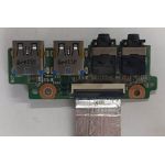 Asus N56VZ Usb Audio Board N56VM AUD IO BOARD 60NB0030-AU1 3NNJ8AB0010