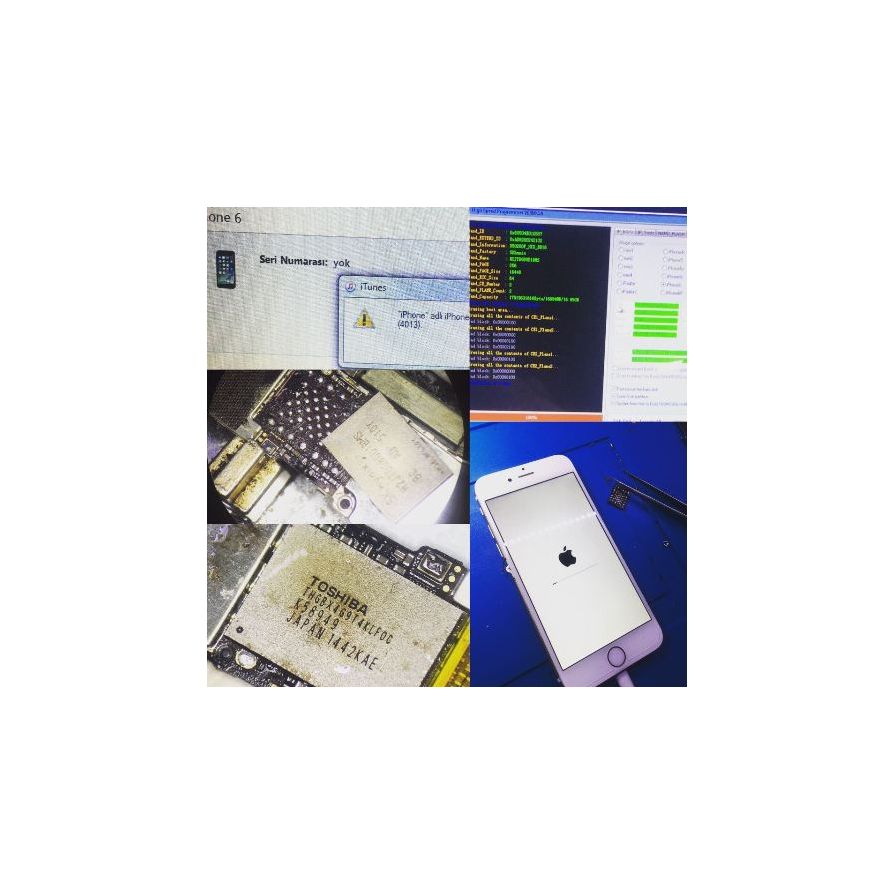 iPhone 6 4013 - 4005 - 40 - 14 Hatası Çözümü